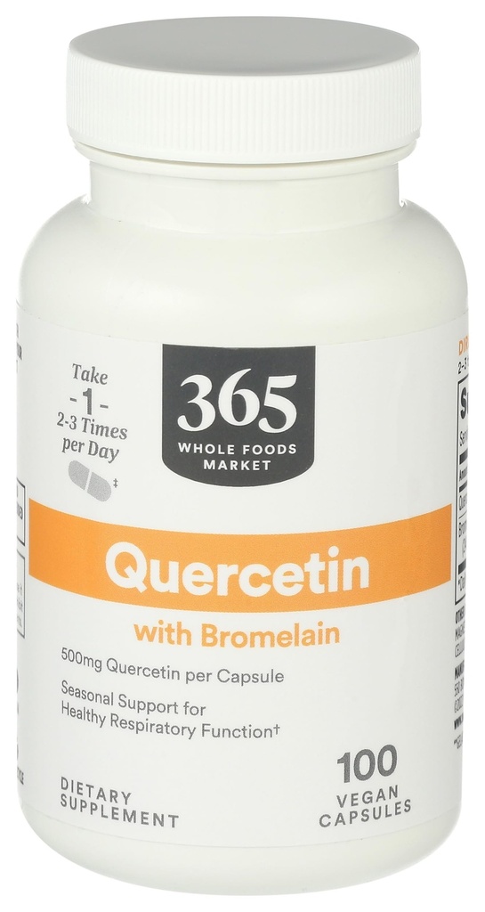 Ganzer Lebensmittelmarkt, Quercetin mit Bromelain, 100 Zähler
