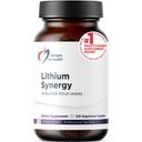 Designs für die Gesundheit Lithium-Synergie - 5 mg Lithium-Orotat mit TMG + B12 Methylcobalamin - Bioverfügbare Stimmung + Methylierung Support Supplement, Nicht-GVO + Vegetarier (120 Kapseln)