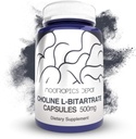 Capsules de L-Bitartrate de choline 500mg (180 Nombre)
