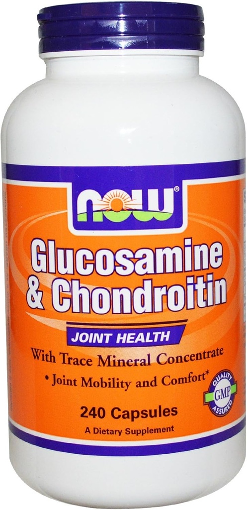 Jetzt Lebensmittel: Glucosamin und Chondroitin, 240 caps
