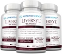 Genehmigte Wissenschaft Liversyl - Unterstützung Optimal Liver Funktion - Reinigen und Detox - Schnell und effektiv - Milchdistel, Artichoke Extract und Bioperine - Vegan - 180 Count - 3 Month Supply - Made in USA