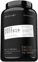 Projet #1: Whey Protein Plus , Poudre de lactosérum pour le développement musculaire et la récupération rapide , Poudre de lactosérum - Boissons de protéines ou Smoothie d'entraînement , 28 portions - Chocolat suisse