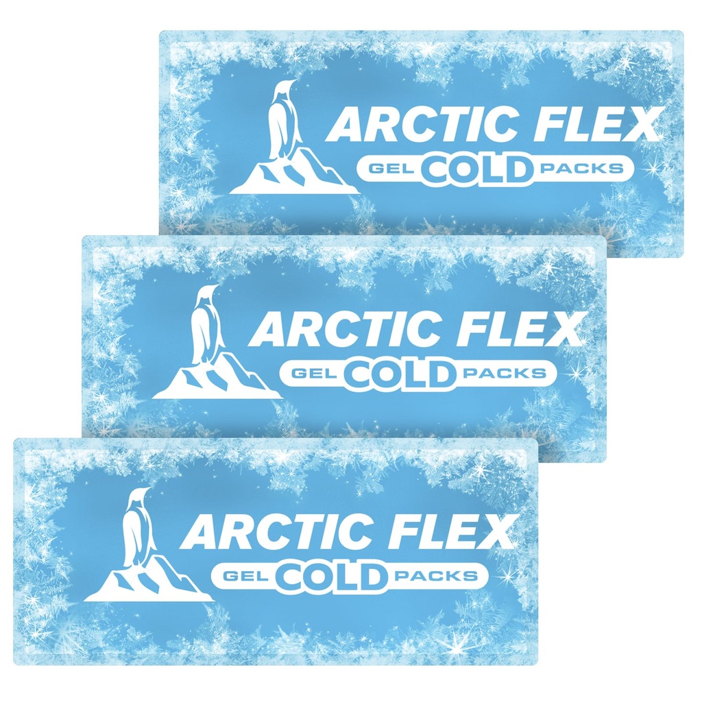 Arctic Flex Gel Ersatz-Packs - für Knie Eisbügel - kalte und heiße Therapie für Verletzungen, Schmerzlinderung, Schwellung - für wiederverwendbare Kompression Wrap - für sportliche Verletzung, Frauen und Männer