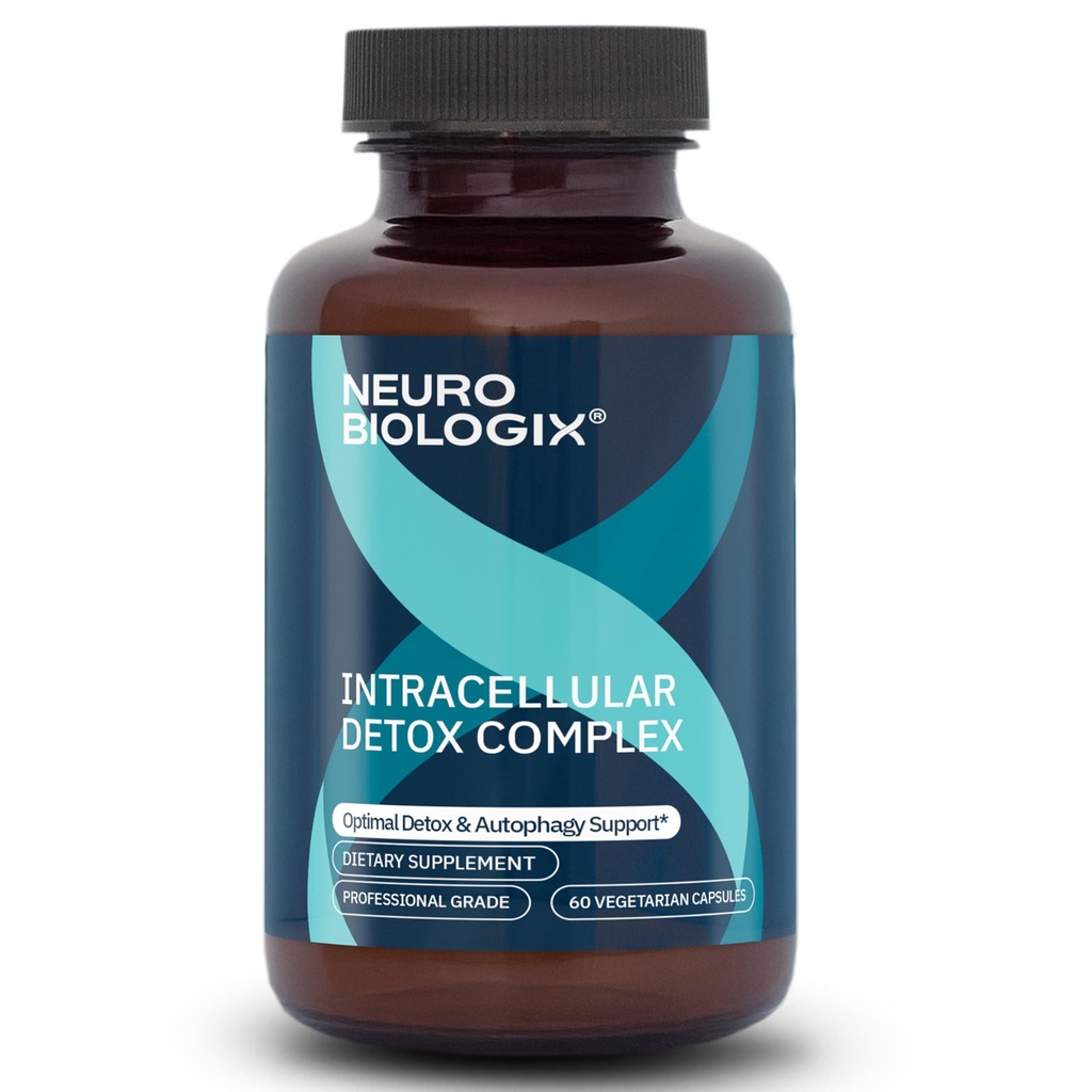Intracellular Detox Support - Advanced Antioxidant & Energy Supplement – Unterstützt Cellular Detox & Defense, Metabolic Balance & Langlebigkeit mit NRF2-Aktivator, Turmeric, Piperine & Glutathione - 60Caps