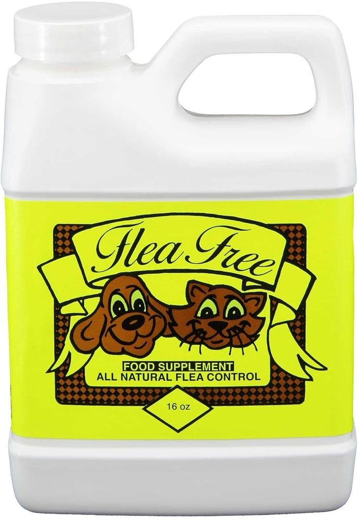 Flea-Free Pure Bio Nahrungsergänzungsmittel und natürliche Tierprodukte , 16 Unze
