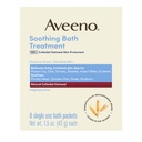 Soin de bain apaisant sans fragrance Aveeno pour un soulagement apaisant, crème d'avoine colloïdale 100% naturelle, soulagement des démangeaisons, peau irritée en raison de l'eczéma, 8 sachets de bain à usage unique