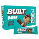 Erbaute Bar, Puff Protein Bars, Cookie Dough Chunk Puff, 15g Protein Snacks, On-The-Go Bars, Nur 160 Kalorien, 8g Zucker, Kollagen, Nicht Glutenfrei, 12 Zähler