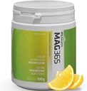 MAG365 Pure Ionic Magnesium Citrate Powder - Natural & Bioavailable Water-Soluble Supplement with Citric Acid - Supports Energy, Muscle, Bone & Heart Function | Exotic Lemon 300g 75-Servings