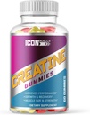 Creatine Gummies | Kreatin Monohydrate | Muskelwachstum & Stärke | Workout Erholung | Natürliche Aromen