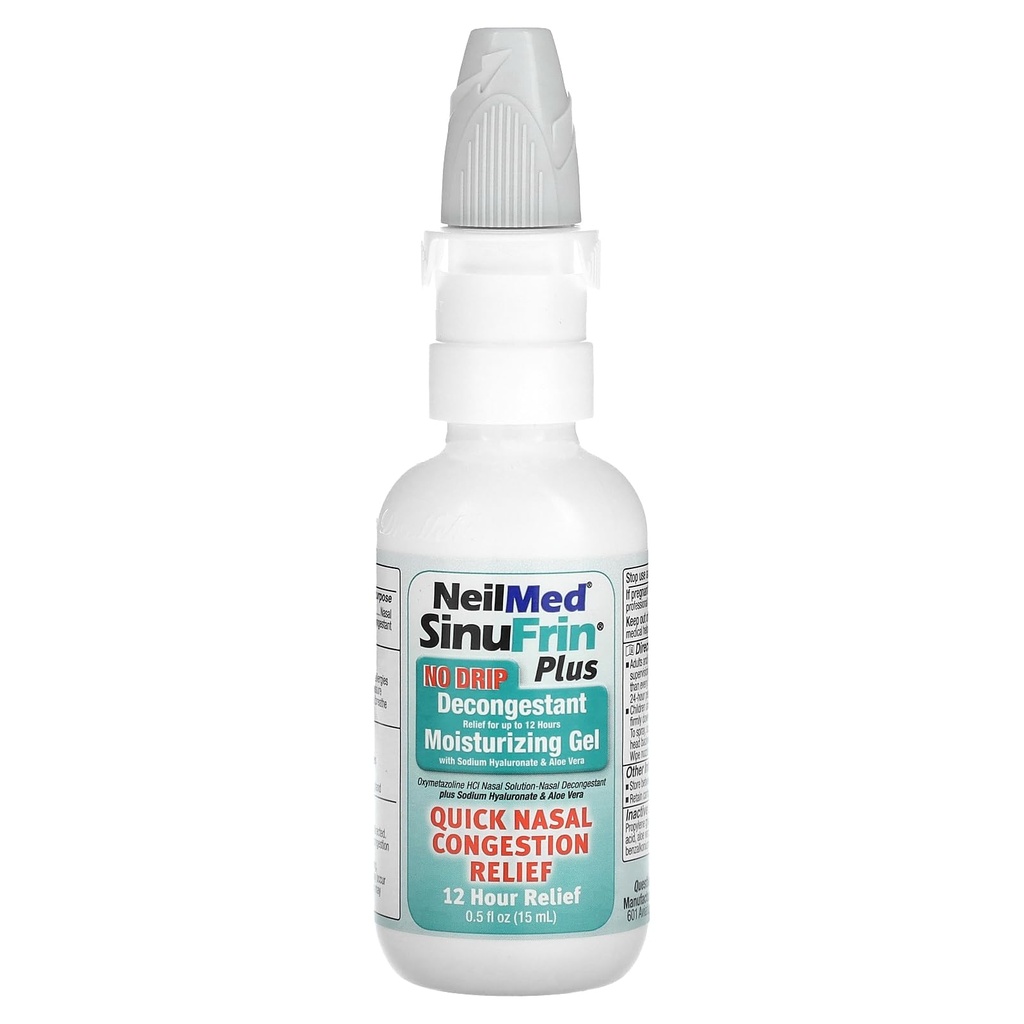 Neilmed Sinufrin Plus Decongestant Moisturizing Gel, .5 Fluid Unze (Packaging Mai Vary)
