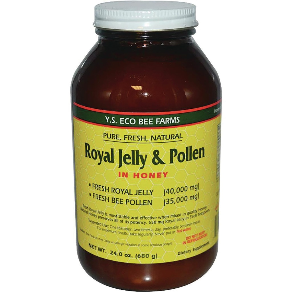 Frische Royal Jelly + Bee Pollen, Honey Mix - 40.000 mg YS Eco Bee Farms 24.0 oz.