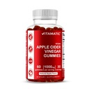 Vitamatic Apple Cider Essig-Gummien - 1000mg pro Servieren - 60 Vegan-Gummien - ACV-Gummien für Detox, Gewichtsverlust Unterstützung, Energie-Boost, Verdauung & Gut Gesundheit