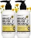 Reshape+ Arnica Bruise Relief Themencreme für Bruising, Swelling, & Verfärbung auf Haut, Natürliche Hautpflege Homöopathic Arnica Lotion W/Vitamin K, Rosskastanie, & Collagen, 8 Fl Oz (2-Pack)