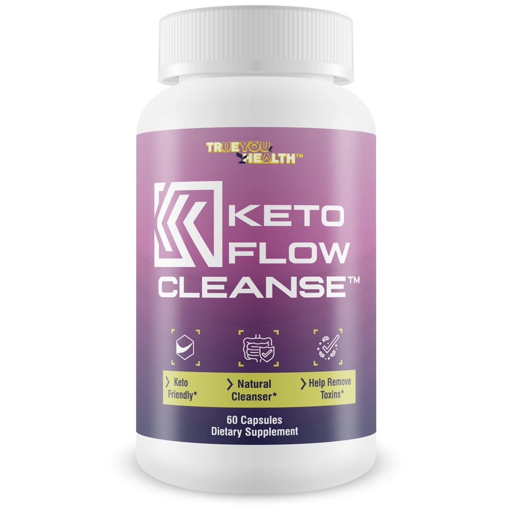 Keto Flow Cleanse - Natural Cleanse Aid - Support Waste & Toxin Elimination - Acai Cleanser Keto Pillen mit Probiotika - Keto Detox Colon Cleanser unterstützt Energie, Ketosis, & Digestive Gesundheit