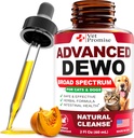 Natural Cat & Dog Intestinal Defense - Herbal Broad Spectrum Cleanser - Hilft Parasiten und Toxine zu entfernen - Liquid Medication Supplement for Puppies & Kittens – UTI Support - Made in USA