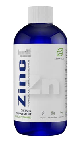 Flüssige Ionic Zink | 3 Monat Versorgung | Ermutigen Sie klare Haut | Sustained Energy | Natürliche Entzündungsunterstützung