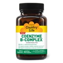 Country Life Coenzyme B-Complex, 60 Kapseln – Unterstützt Energie & Stoffwechsel, Mood & Kognitive Funktion – Vegan, Glutenfrei, Bioverfügbare B Vitamine mit Choline