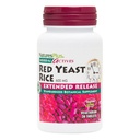 Natures Plus Kräuter-Aktive Rote Hefe Reis, erweiterte Veröffentlichung - 600mg, 30 Vegan Tabletten - Kräuter-Ergänzung - Vegetarisch, Glutenfrei - 30 Servierungen