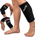 REVIX XL Shin Splints Ice Sleeve, Calf Ice Packs pour blessures réutilisables, genou, bras et elbow, jambe inférieure Compression Sleeve Cold Pack soulage les dommages osseuses et la récupération de la course, couverture à 360°