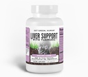 Liver Support Capsules w/Turmeric, Milk Thistle & Dandelion – Detox, Cleanse & Regenerate Liver Function – Daily Herbal Supplement w/Beetroot & Artichoke – 60 Kapseln