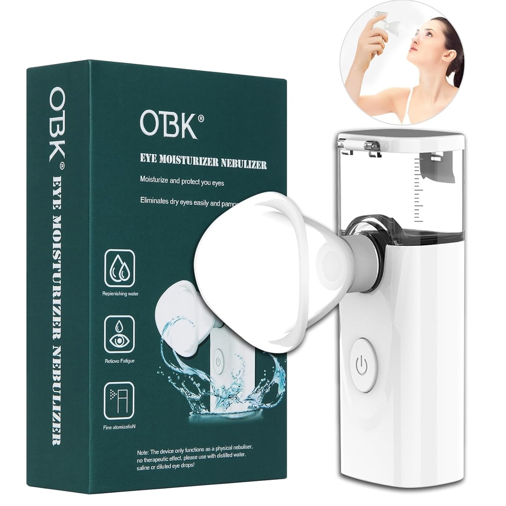 OTBK Nano Mist, Augen- und Gesichtsbefeuchtung, Dry Eye Steam Therapy, Cold Mist Therapy, Need Hot Compresss Can Heat Water, Bequem zu bedienen, einfach zu transportieren