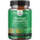 Capsules laxatives à base de plantes avec probiotiques – Laxatifs naturels pour la constipation avec Senna Leaf, Psyllium, Aloe Vera – Colon Cleanse pour les femmes et les hommes – Détox pour la santé de Gut et la gestion du poids – 60 Ct
