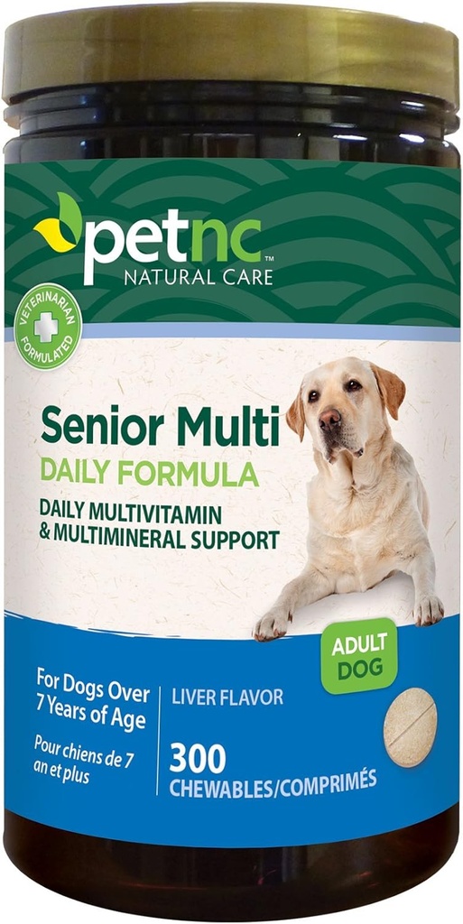 PetNC Natural Care Senior Multivitamin Chewables für Hunde