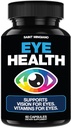 Eye Care & Vision Vitamins Supplement 60 Kapseln - unterstützt Augenhöhe, trockene Augen und Vision Gesundheit - unterstützt Vision, Ocular and Macular Health - 14 Wirkstoffe, Lutein.