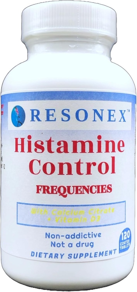 Histamin-Kontrolle mit natürlichen Frequenzen - 120 Tabletten - mit natürlichen Frequenzen von HNMT und DAO-Enzymen zur Bekämpfung von Histamin-Ebenen