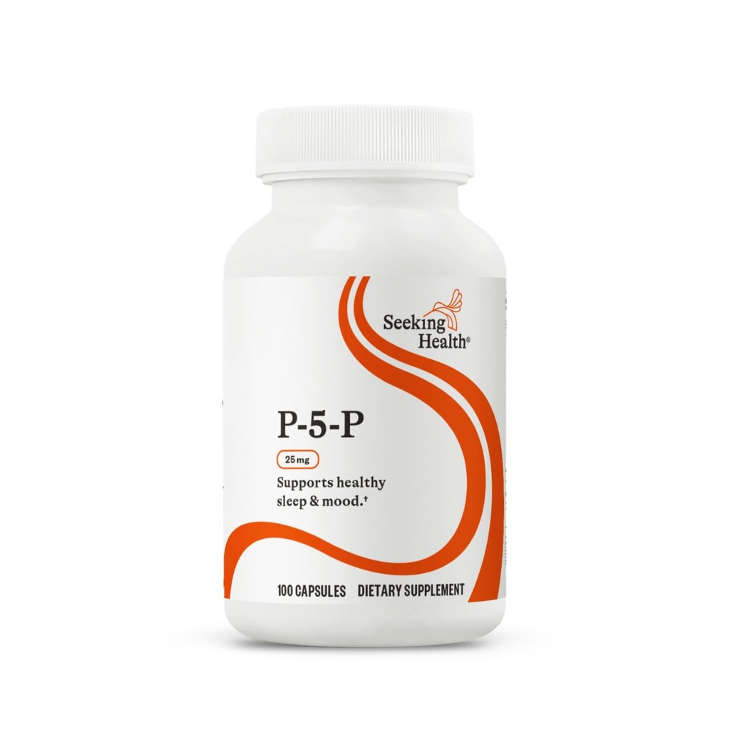 Recherche santé P-5-P (Pyridoxal 5-Phosphate) - Immune Health & Homocysteine Soutien au métabolisme - Soutien à la production d'énergie avec la vitamine B6-25 biodisponible, 100 capsules