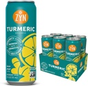 ZYN Turmeric Wellness Drink (6 Pack), Lemon Ginger Flavored Turmeric Curcumin Getränk mit schwarzem Pfeffer, Kein hinzugefügt Zucker, Low Carb & Low Calorie Getränk, Clean Alternative