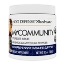Host Defense MyCommunity Powder - 17 Spezies Mischung Pilzergänzung für Immununterstützung - Extrakt mit Lion's Mane, Reishi, Chaga, Cordyceps, Türkei Tail &amp; More - 100g (66 Servierungen)*