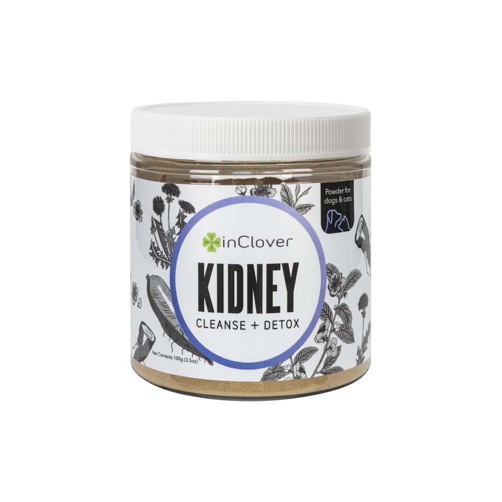InClover Kidney – Bladder und Urinary Health Supplement for Dogs & Cats - mit Resveratrol (Gefund in Cranberries), L-Carnitin & D-Mannose – Unterstützt eine gesunde Harnwege und optimale Nierenfunktion