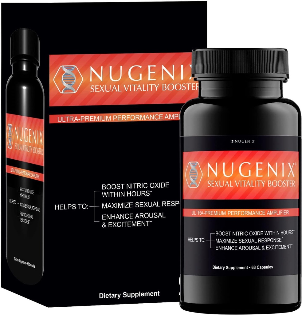 Nugenix Sexual Vitality Booster - Ultra Premium Performance Amplifier für Herren - Nitric Oxide Supplement, 63 Kapseln