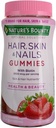 Nature's Bounty Optimal Solutions Gummies cheveux, peau et ongles, 80 ea (paquet de 2)