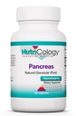 Nutricology Pancreas Pork 425mg Supplement - Pancreas Natural Glandular, Pancreatic Enzymes, Amylase, Protease, Lipase, Allergiker - 60 Count