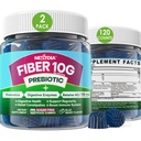 Ballaststoffe für Erwachsene, Sugar Free 10g Prebiotic Fiber Supplement mit Verdauungsenzymen, Probiotics & 100mg Betaine für Verdauungs- und Gutgesundheit und Regulate Bowel Movement, Vegan, Gelatin Free,120ct