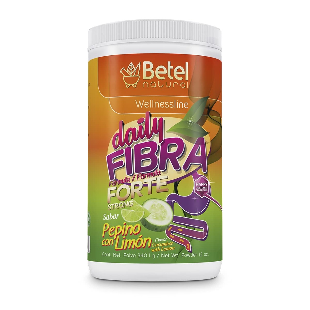 Betel formule quotidienne naturelle Fibra Forte/formule de strong - Concombre de nettoyage de colonies extrêmes avec citron (Pepino con Limon)