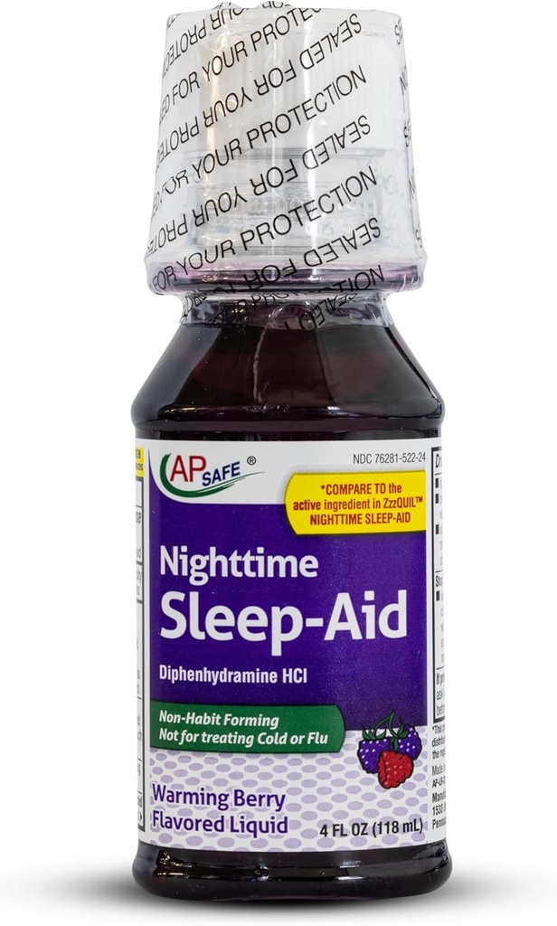 Liquide d'aide au sommeil de nuit pour adultes, PA Safe