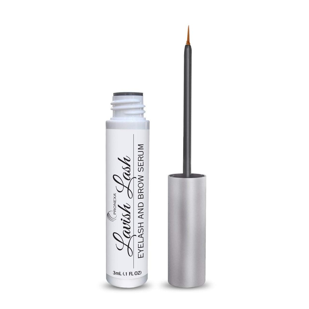 Hairgenics Lavish Lash – Wimpernwachstum Enhancer & Brow Serum mit Biotin & Natural Growth Peptides für lange, dicke Lashes und Augenbrauen! Dermatologe Certified, Cruelty Free & Allergiker.