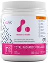 ATP LAB Total Radiance Collagen - Peach Mango Flavor, 360g - Collagen Peptides Powder für Damen - Hydrolysed Collagen Protein Supplement mit Biotin