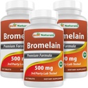 Best Naturals Bromelain 500mg 120 Tabletten (120 Count (Pack von 3))