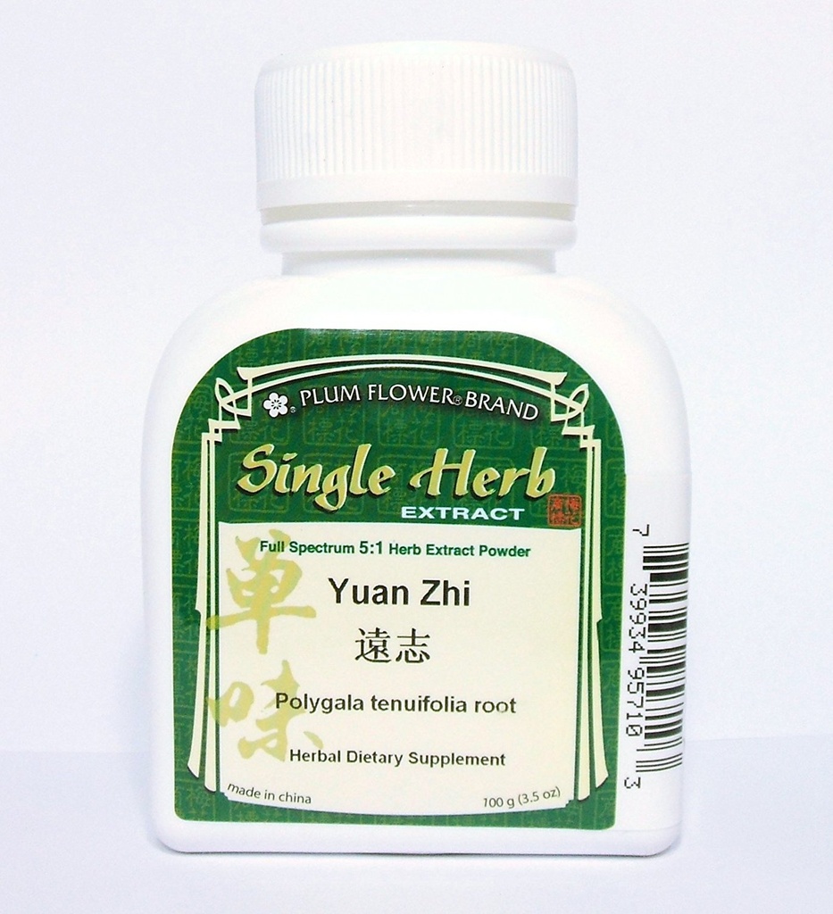 Root Senega chinois, poudre d'extrait d'herbe / Yuan Zhi / Polygala Tenuifolia, 100g ou 3,5oz par fleur de prune