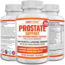 Prostata-Ergänzungen für Männer (120 Kapseln), Saw Palmetto Prostate Health Support - 33 Vitamine & Kräuter - Beta Sitosterol Plus B6, Selenium & Zink für gesunde Urination Häufigkeit & Flow & Proper Sleep