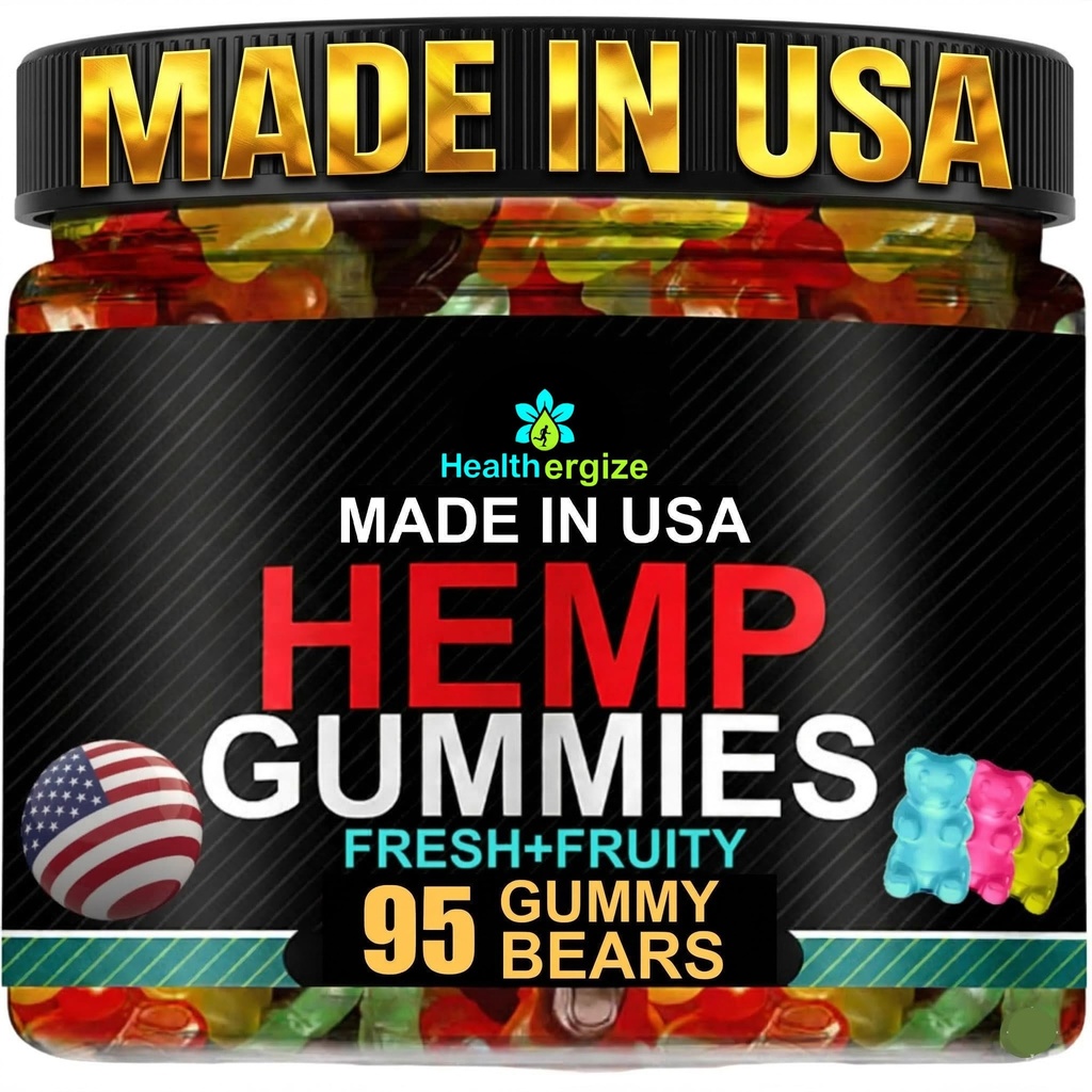Hanfgummis schlafen Edibles for Peace and Relaxation-High Potency Pure Extra Strength Hemp Oil-Made in USA