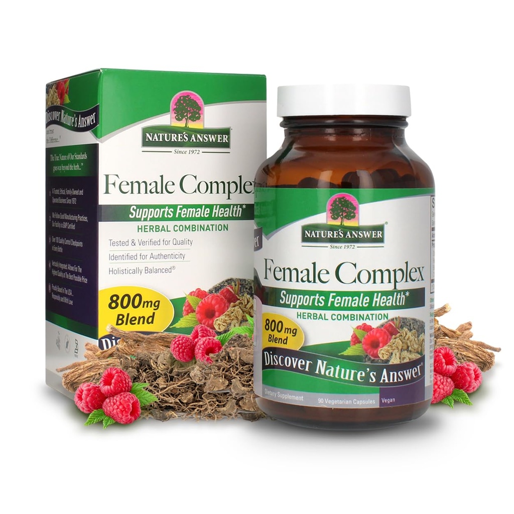 Nature's Answer Female Complex, 90-Count,800 mg von Nature's Antwort