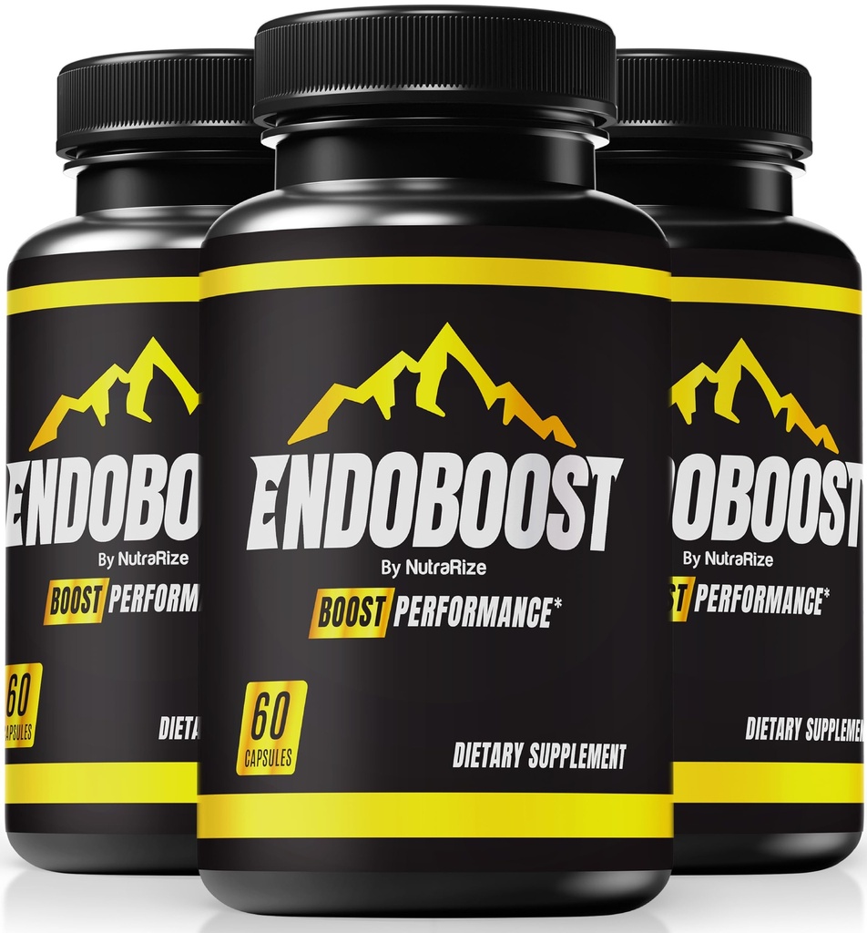 (3 Pack) Endoboost für Herren - (offizielle) Endoboost Performance, Endo Boost Ergänzungen, Endoboost Boost Kapseln, Endobost Bewertungen für Health Pills Pro Advanced Formula (180 Kapseln)