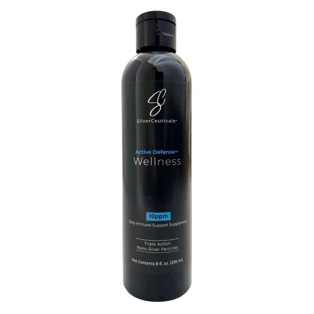 Argent colloïdal avec la technologie Nano - 10ppm 8oz - 8X Plus efficace - Natural Immmune Support - Sauver les jours de maladie - 5 ans et plus - Surperforme argent PPM plus élevé - Pas de goût et odeur - 3ème partie testée