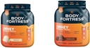 Forteresse du corps 100% Whey, poudre de protéines premium, vanille, 1,74 lb (paquetage mai vary) et 100% Whey, poudre de protéines premium, chocolat, 1,78 lb (paquetage mai vary)