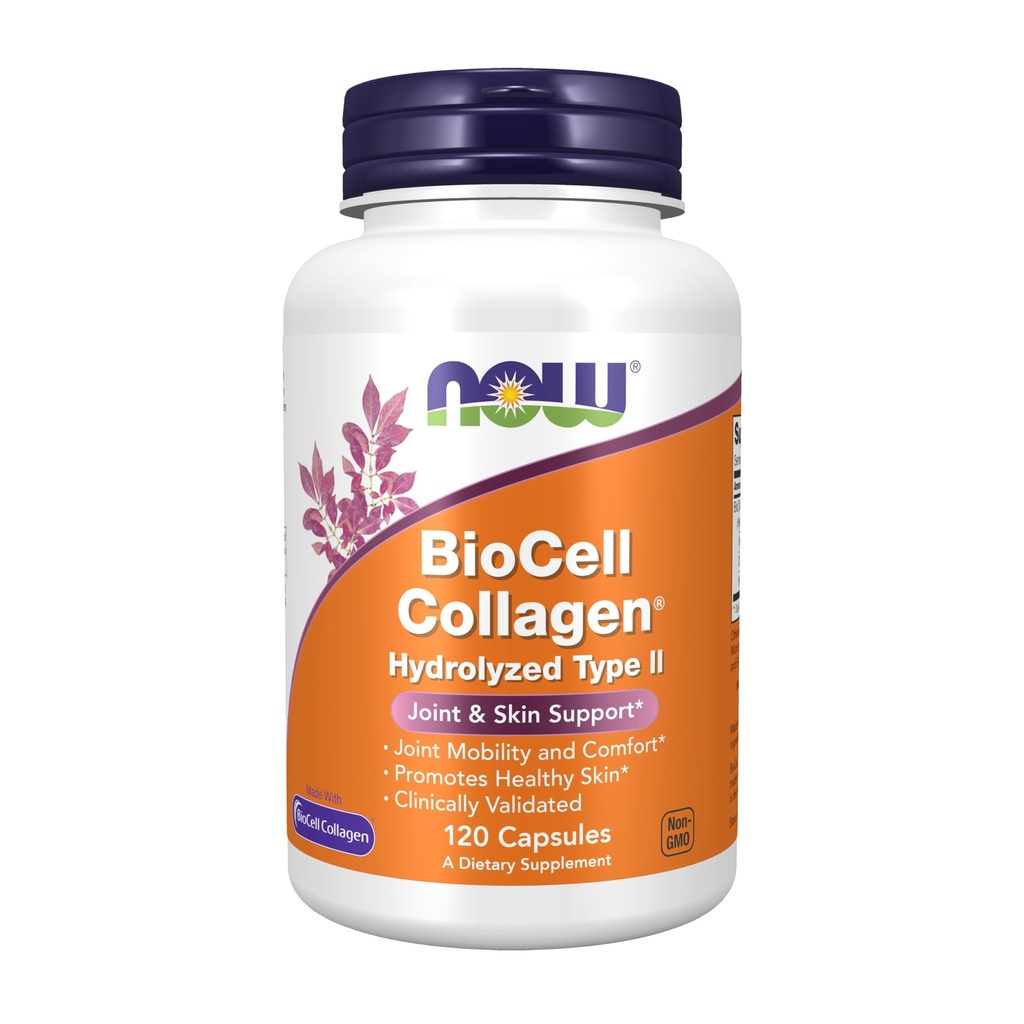 JETZT Nahrungsergänzungsmittel, BioCell Collagen® Hydrolysed Typ II, Klinisch validiert, 120 Veg Kapseln